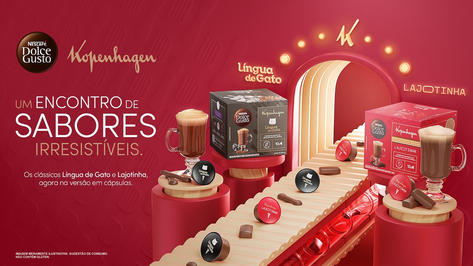 Parceria inédita entre NESCAFÉ Dolce Gusto e Kopenhagen transforma chocolates clássicos em bebidas / Divulgação