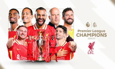Liverpool conquista a Premier League com vitória esmagadora sobre o Tottenham / Foto: Divulgação / Premier League