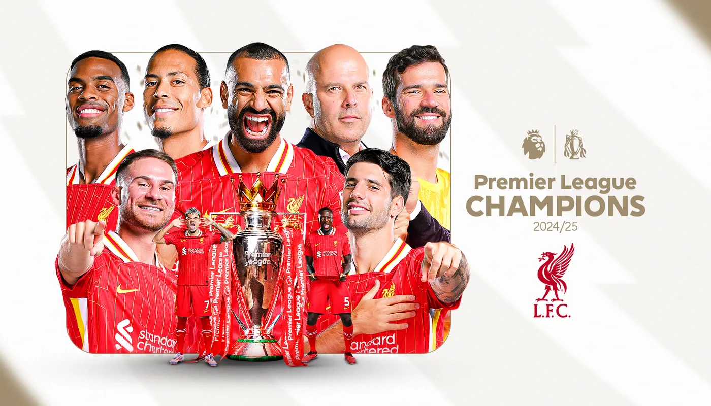 Liverpool conquista a Premier League com vitória esmagadora sobre o Tottenham / Foto: Divulgação / Premier League