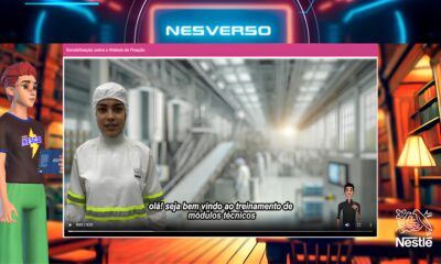 Nestlé lança plataforma com IA e realidade virtual para capacitar colaboradores de suas fábricas / Foto: Divulgação