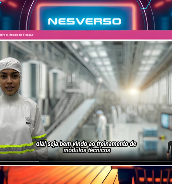 Nestlé lança plataforma com IA e realidade virtual para capacitar colaboradores de suas fábricas / Foto: Divulgação