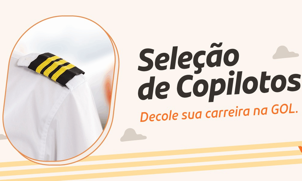 GOL inicia novo processo seletivo para copilotos / Foto: Divulgação