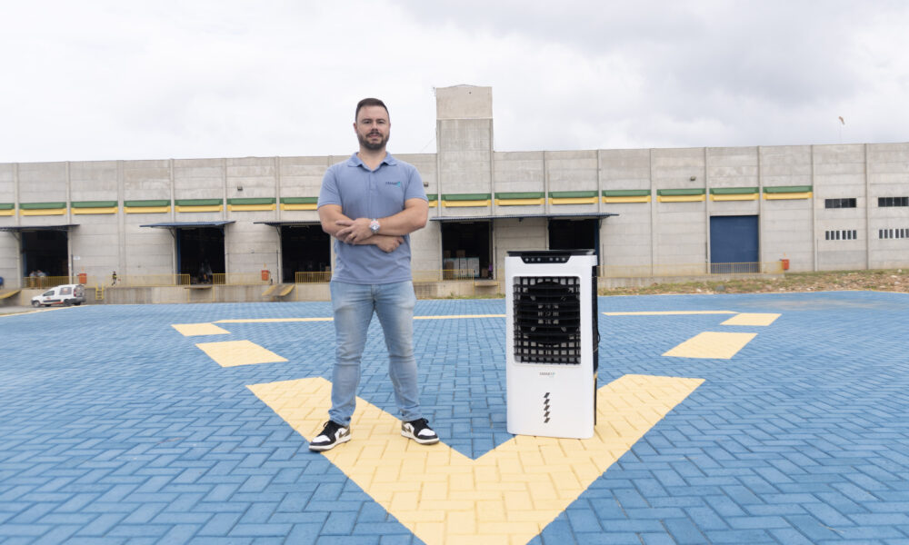 Rafael Barbosa, CEO da Smart Air enfatiza a busca de climatizadores evaporativos neste outono / Foto: Felipe Costa / Growth Global / Divulgação