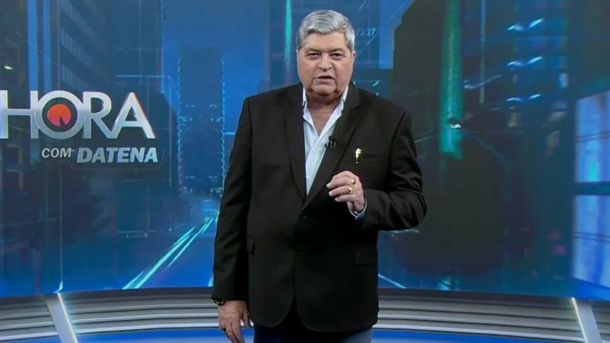 O apresentador José Luiz Datena / Reprodução / SBT