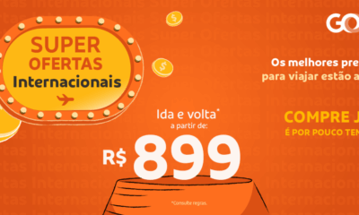 Feirão GOL de Super Ofertas Internacionais tem ida e volta a partir de R$ 899 / Divulgação